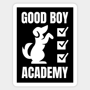 Good Boy Academy Funny Dog Training Gift Sticker